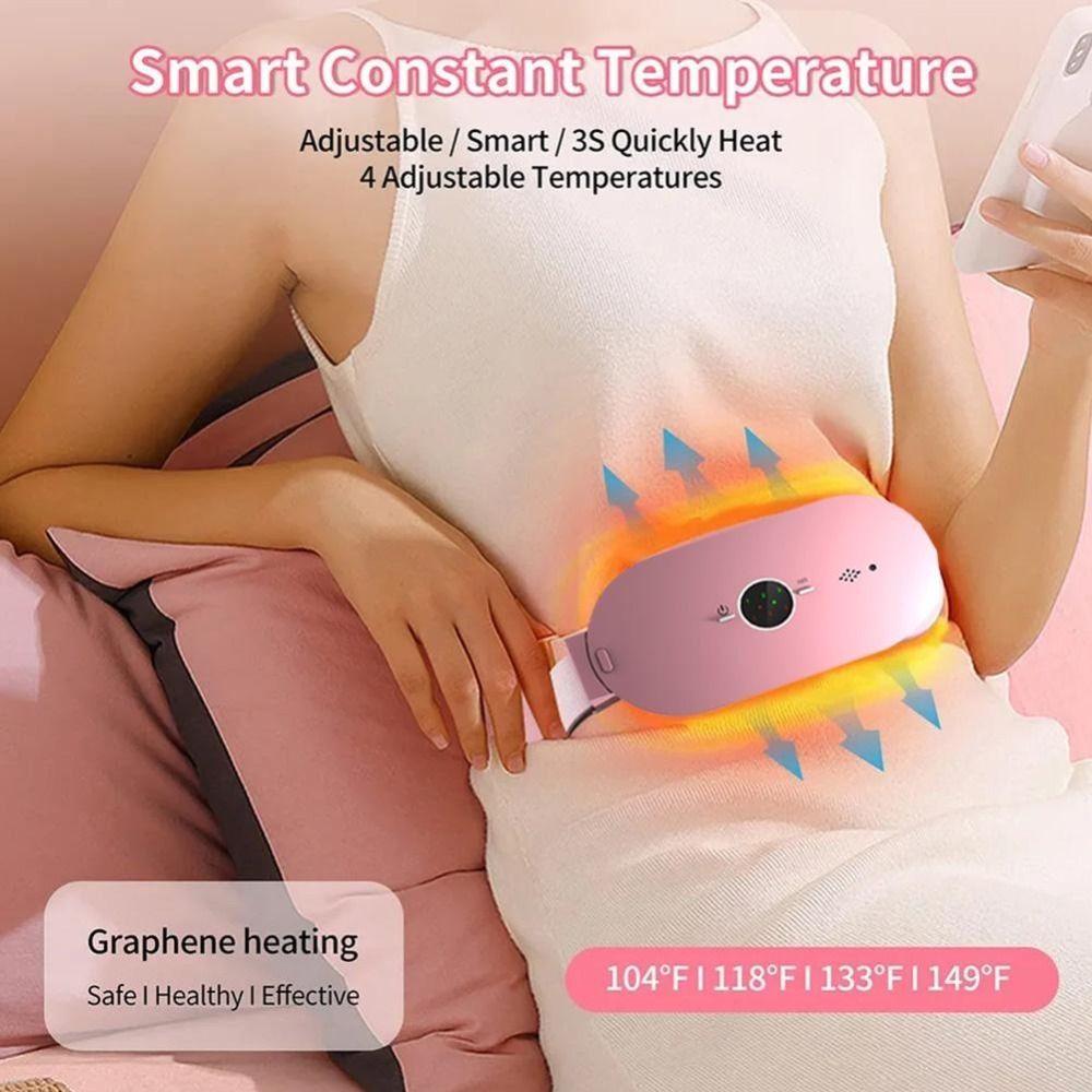 

Беспроводная грелка с зарядкой через USB, массажер для живота с горячим компрессом, новый грелка для талии, пояс от боли в животе