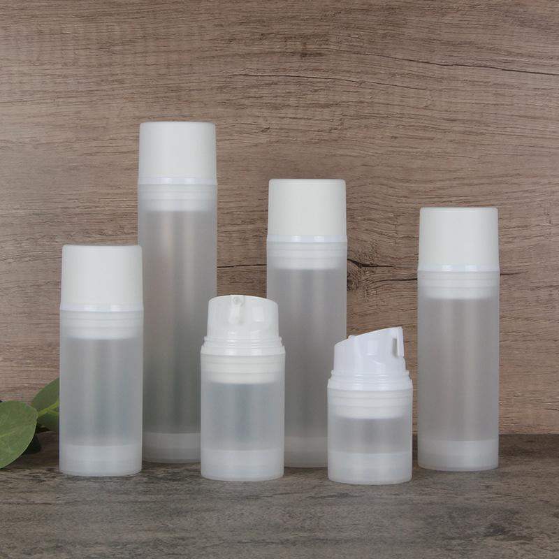 15-150ml Plastic Frosted Travel Pump Dispenser Empty Lotion Bottles Refillable Vacuum Cosmetic Container Press Type Make Up Tool