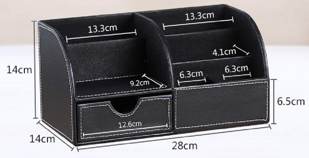 Anberotta Desktop Storage Office Storage Multifunctional Pen Stationery Small Item Remote Pen Living Room AT43 Multi-Purpose Box, Holder, Holder,