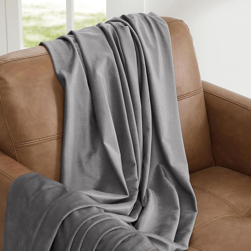 

Роскошные бархатные 100% затемняющие шторы для спальни, однотонные шторы для гостиной, термоизолированные, индивидуальный размер W200cm x L250cm&Hooks Top