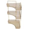 3 Tier Makeup Shelf Organizer Easy Access Aesthetic Corner Bathroom Countertop Organizer for