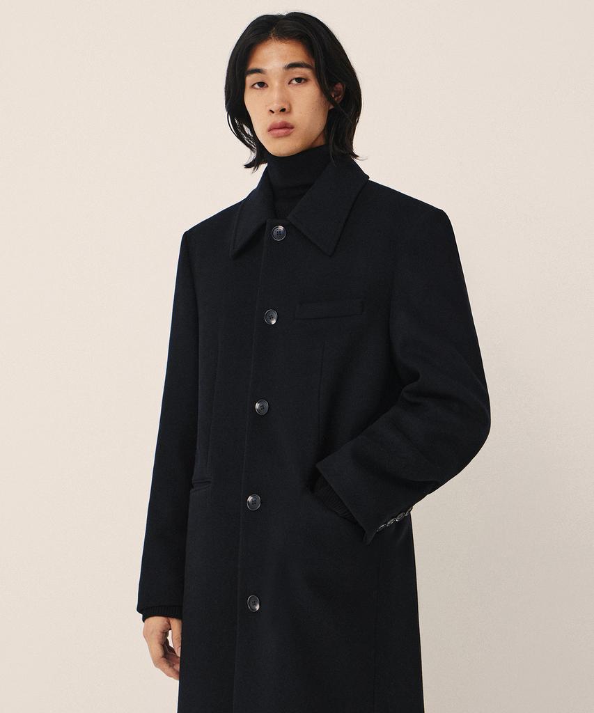 Kiimuir [Wool 80] Woolrich Daddy Fit Mac Coat_Black