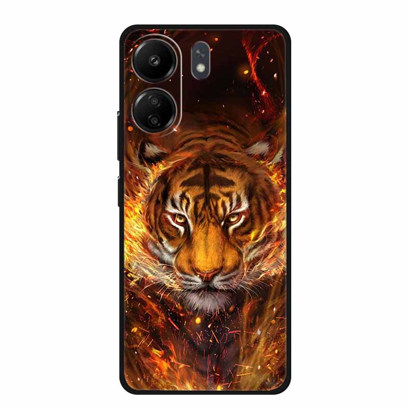 For Xiaomi Poco X7 Pro 5G Luxury Animal Case Soft Silicone TPU 6.67"Phone Back Cover for Poco X7Pro 5GShockproof Protective Capa