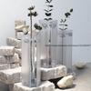 Transparent Glass Vase High End Illustration Living Room Dining Table Top Balcony Decoration Acrylic Hydroponic Rack