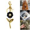 Sunflower Keychain Elegant Metal Designs For Keys Bags And Fashion Accessories