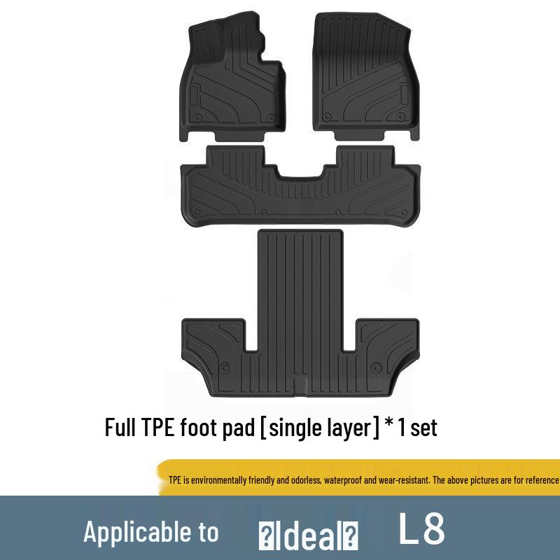 Li Auto L8 TPE Floor and Trunk Mats for 23-24 Models
