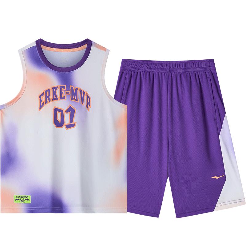 ERKE Boys Sleeveless Basketball Sports Set 150
