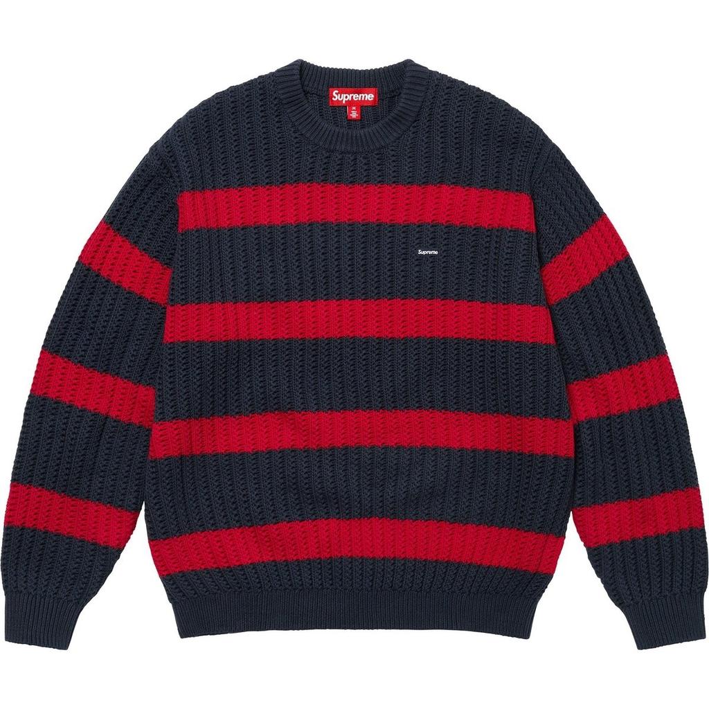 Supreme Loose Gauge Stripe Small Box Sweater Unisex SUP-SS25-137