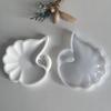Swan Tray Coaster Casting Clay Silicone Molds DIY Cygnus Feather Jewelry Display Plate Gypsum Plaster Mould Organizer Resin Mold