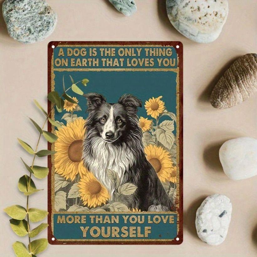 

Vintage Metal Poster Dog Retro Sign Wall Decor Joom Gift