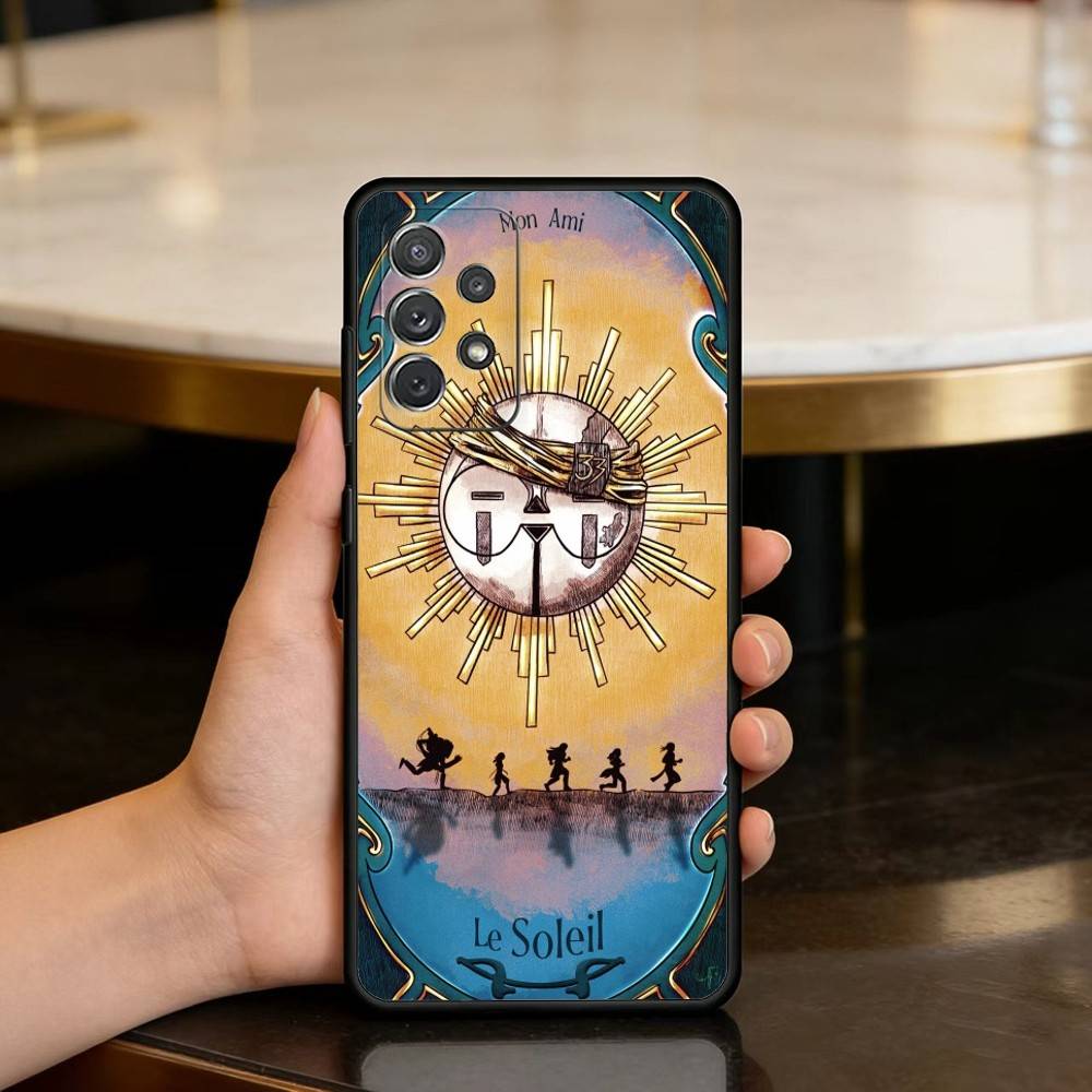 

C-Clair Obscur Expedition 33 Soft Silicone Black Cover Phone Case For Samsung Galaxy A73,A72,A71,A70,A53,A52,A51 Samsung a21