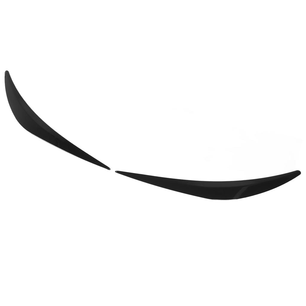 2Pcs Headlight Eyebrow Left Right Fade Proof Front Headlight Eyelid Trim Replacement for 0 2014 to 2023