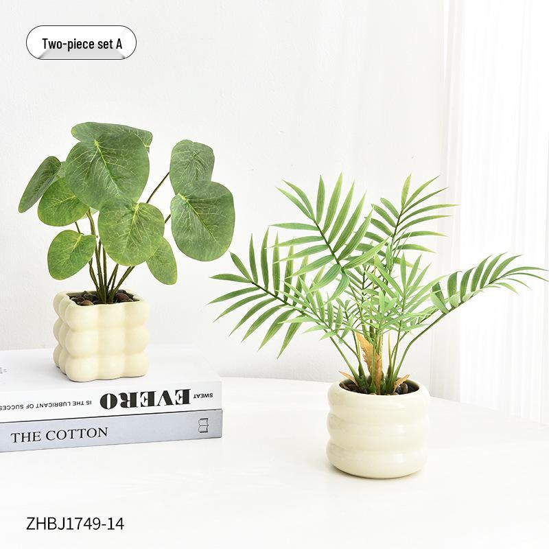 Artificial Flower Arrangement for Home or Office Décor: Living Room, Bedroom, Dining Table & Bonsai-Inspired