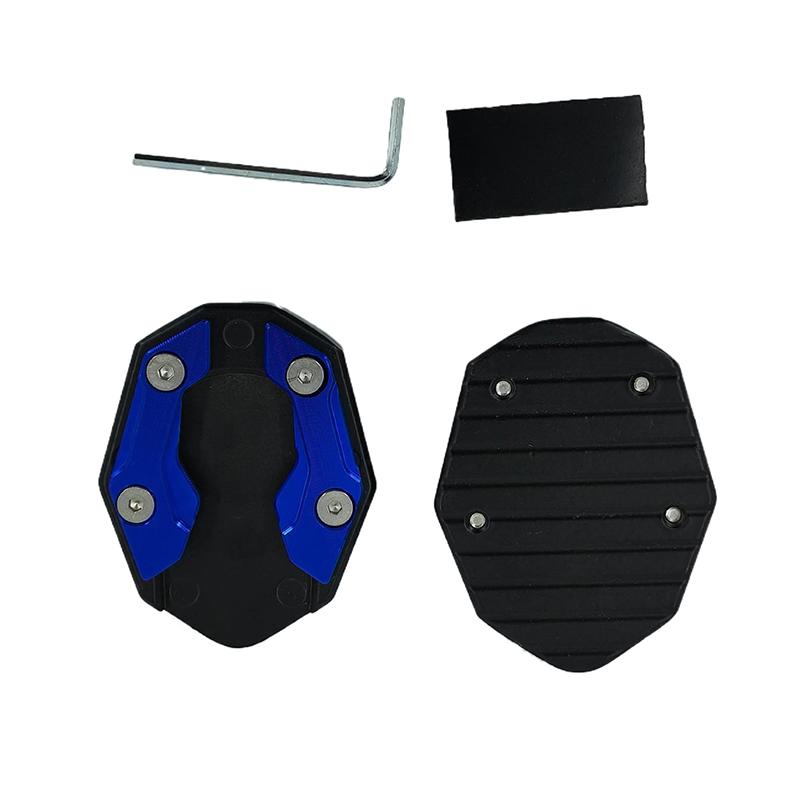 Kryt bočního stojanu na motocykl z hliníkové slitiny Podložka na stojan na motocykl Univerzální prodloužení nohy na kolo Příslušenství ke stojanu