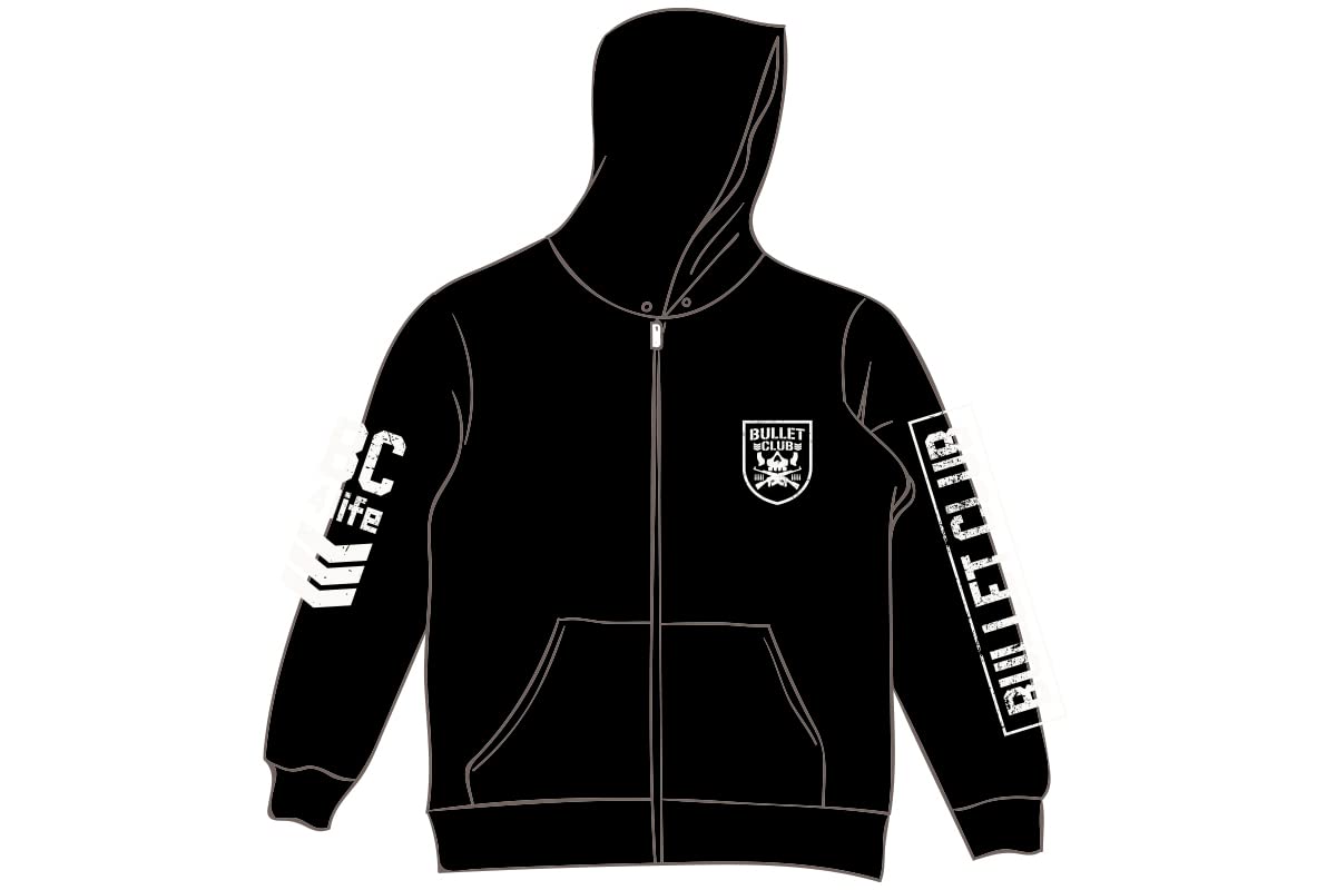 

New Japan Pro-Wrestling BULLET CLUB RING FORCE Hoodie, Size S, 4138058670