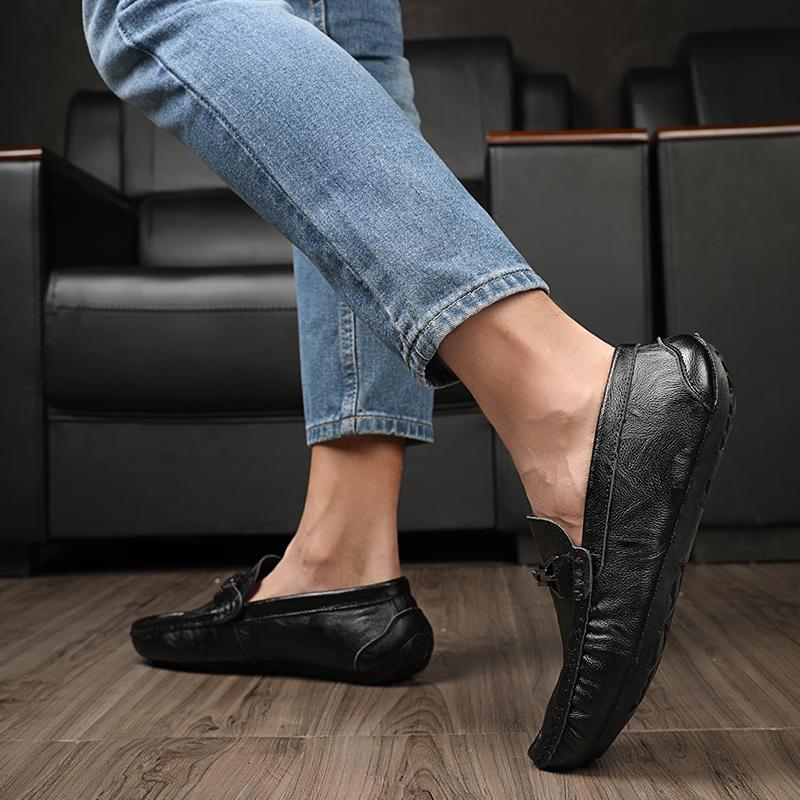 Мужская удобная деловая обувь из натуральной кожи — фото 4