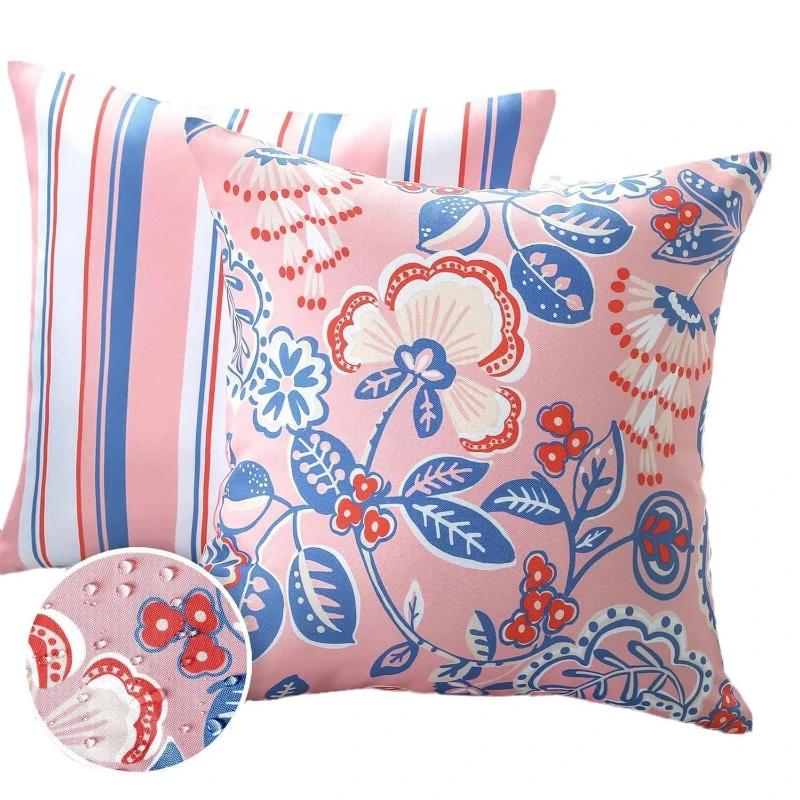 Outdoor Pillow Cover Waterproof American Printed Tent Garden Cushion Multifunctional Pillow Toughage Inflatable Cushion