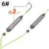 1pc Fishing Hair Rigs Hook Barb Suspension Carp Fishing Hook Ready-to-Use Iseni Hook Carp Rigs Fishing Lure