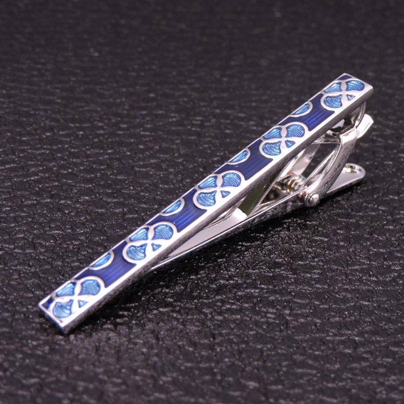 high-end Tie Clip Classic golden Clasp Pin for men's Accessories jewelry gifts