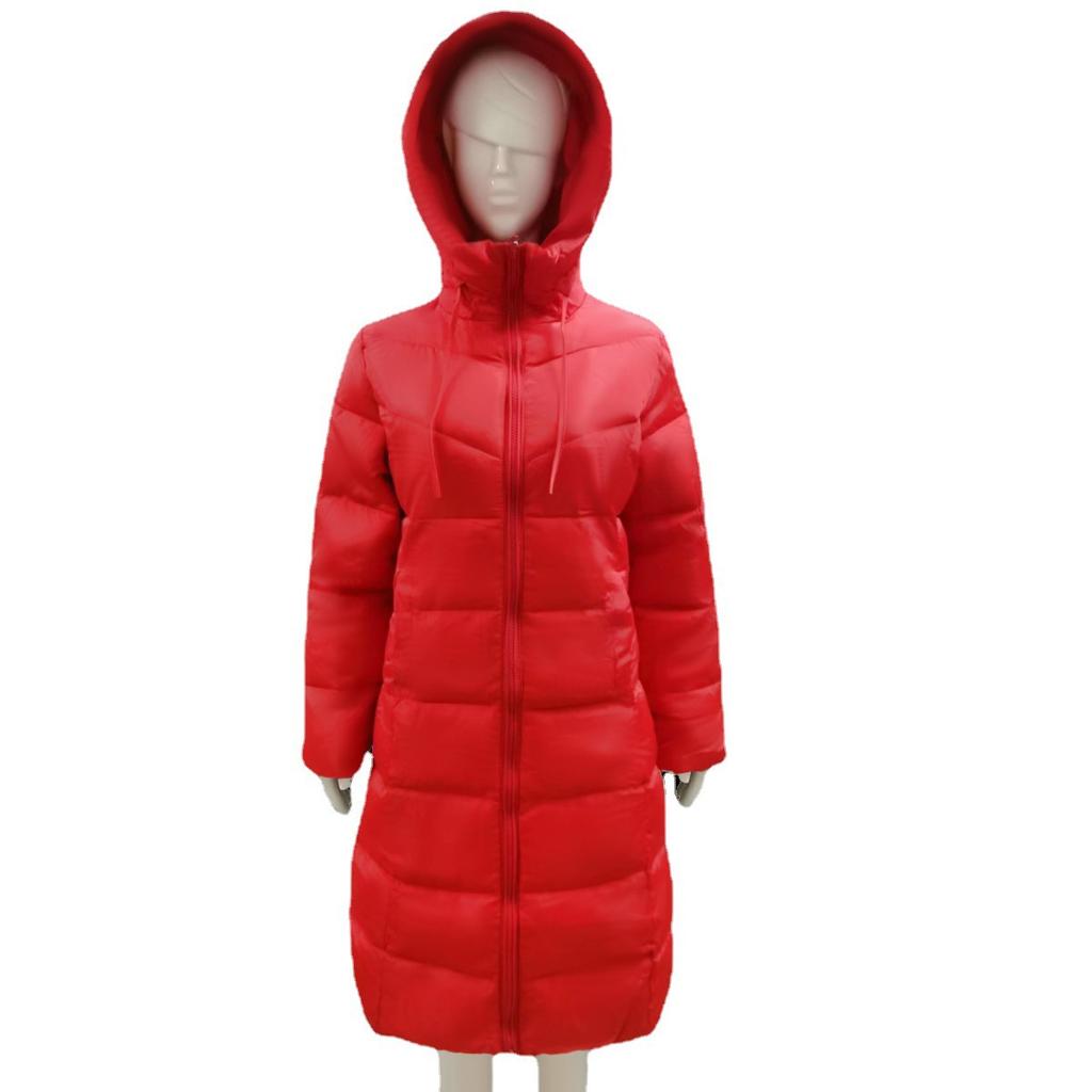 Winter Women's Fashion Hooded Cotton-padded Slim Warm Jacket