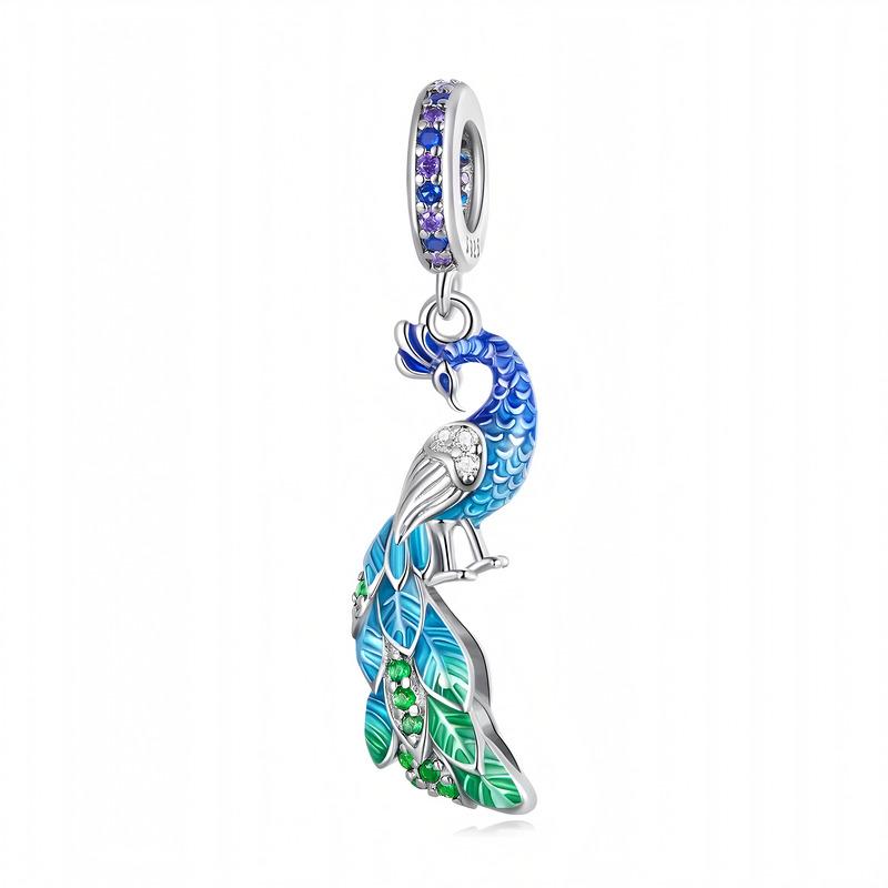 Charms Do Pandora Pendant Charm Bird Peacock