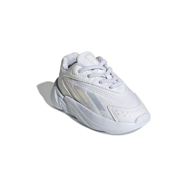 Adidas Originals Ozelia Sports Casual Non-Slip Wear-Resistant Low-Top Walking Shoes Baby Shoes White GW8127