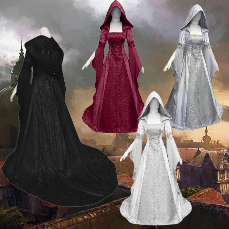 The Ultimate Wedding Dress Solid Color Hooded Design