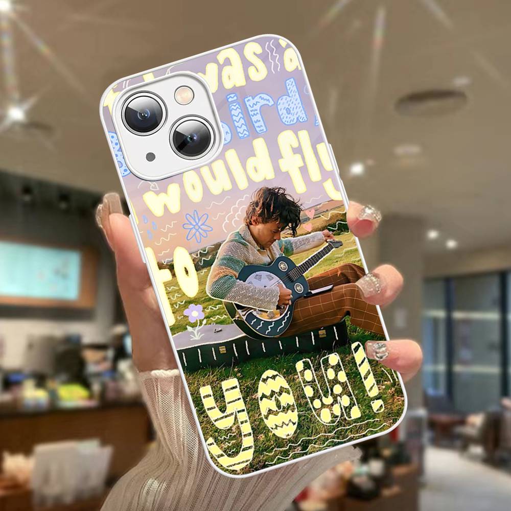 

Hot H-Harrys Music Styles Tempered Glass For Iphone 14 13 12 11 Pro Mini XS MAX 14Plus X XS XR Cover iphone X