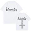 Camiseta Vintage Gráfica para Hombre y Mujer de los 90 Y2k Hip Hop Camisetas Tops Unisex Moda Banda de Rock Estampado Extremoduro Talla EU Ropa
