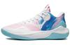 Sonic 9 Team Cotton Candy Textile, Synthetic Leather Cushioning Breathable Rebound Low Top Basketball Shoes ABPS023-1