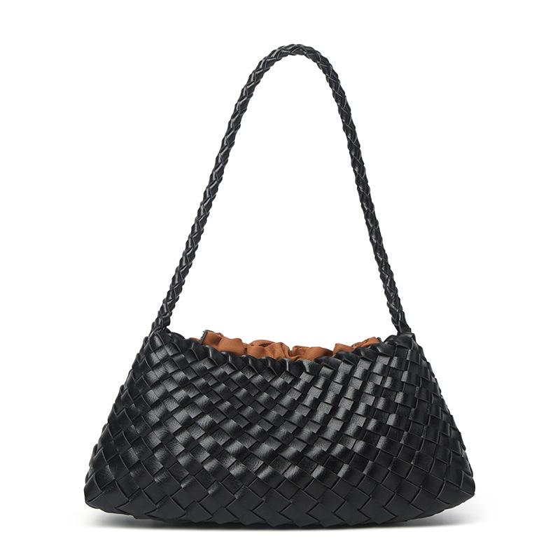 Handwoven Dumpling Bag Women'S New Niche Design Armpit Bag Shoulder Handbag Vegetable Basket Bag Tide