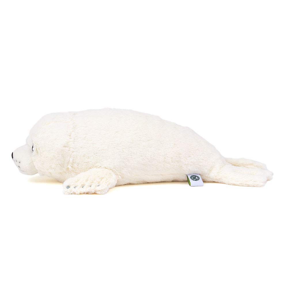 Carolata Spotted Seal Plush Toy Realistic Seal Animal Toy Doll Gift Present Birthday Christmas Present (Large/Reclining Series/Soft Touch) (Twice