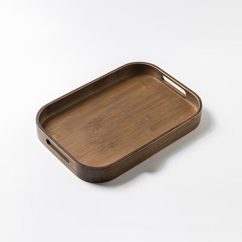 Pabei Bamboo Wood Square Serving Tray