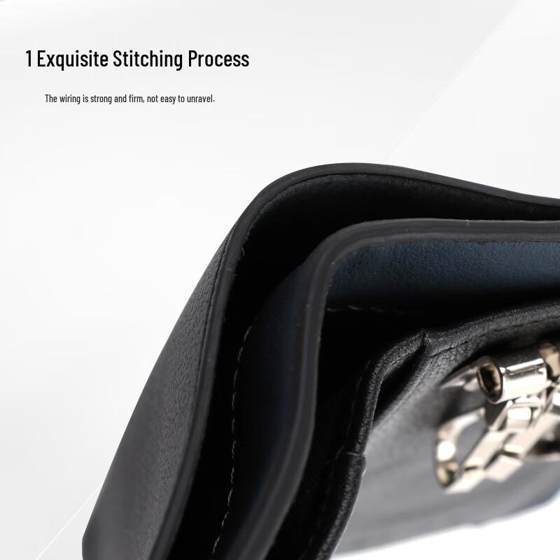 Samsonite Men's Leather Multifunctional Key Pouch & Coin Wallet TK7