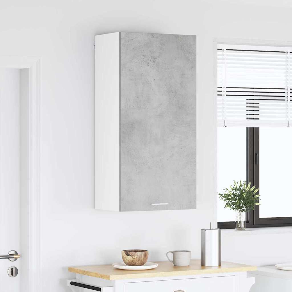 Hanging Cabinet Concrete Grey and White 50 X 31 X 100 Cm Particleboard