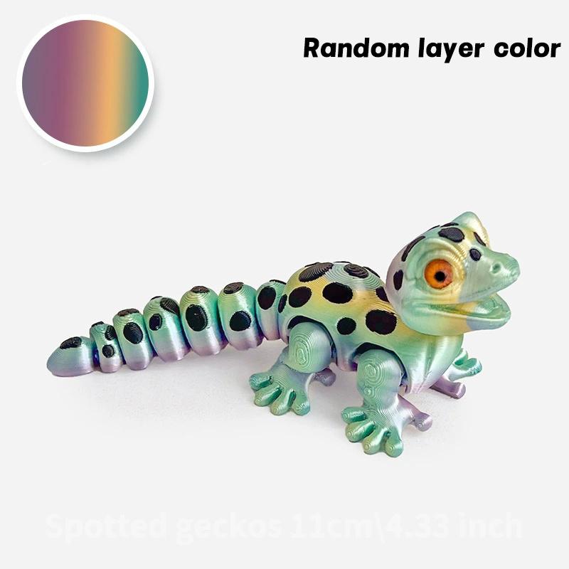 Multi-joint Movable 3D Printed Animals Mini Cute Sensory Toy Funny Home Accessories Kids Gift