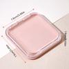 False Nail Case Plastic Storage Box for Fake nails Transparent Pink Nail Art Display Stand Fake Nails Organizer Packing Box