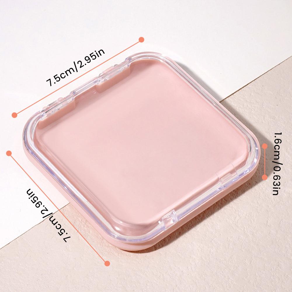 False Nail Case Plastic Storage Box for Fake nails Transparent Pink Nail Art Display Stand Fake Nails Organizer Packing Box