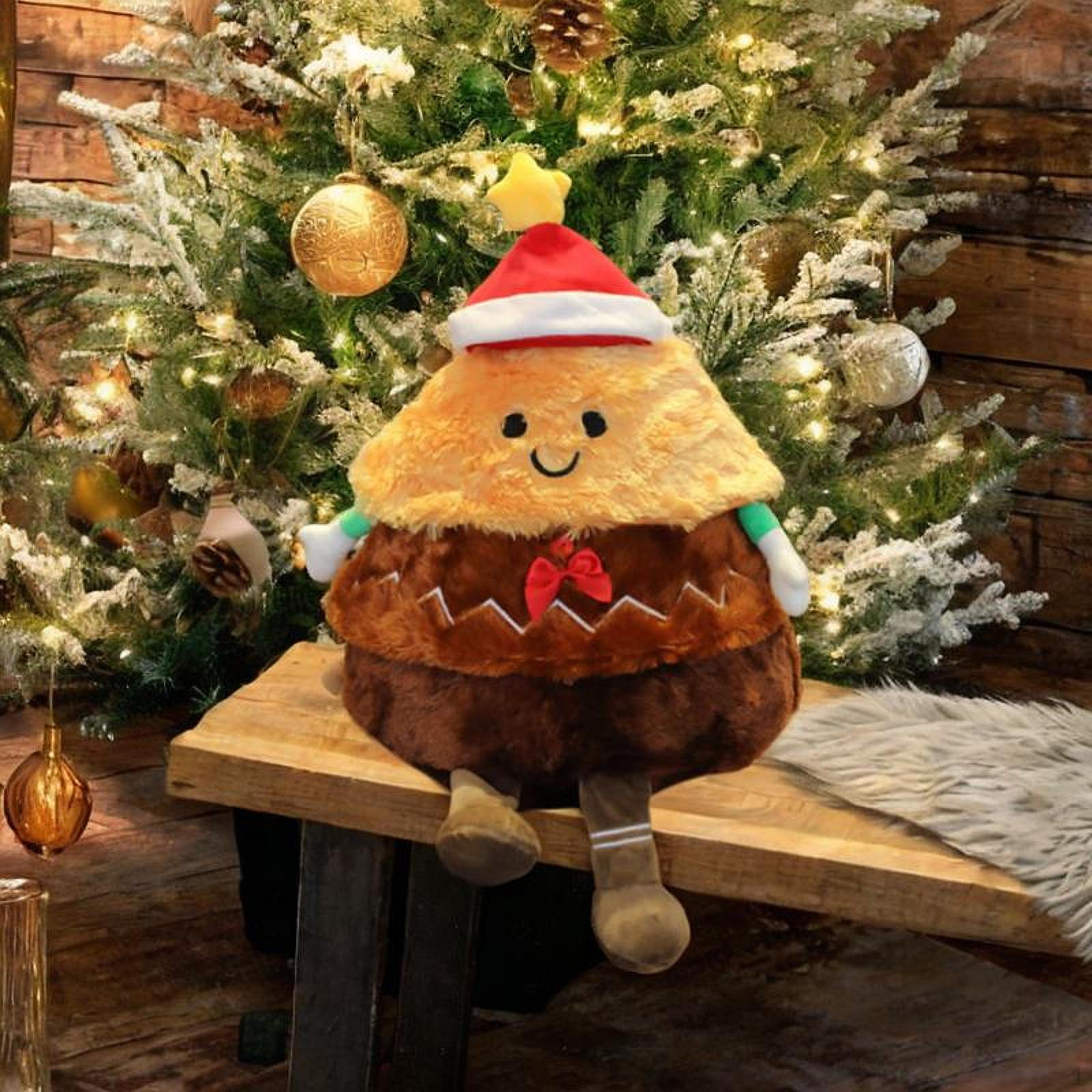 

Різдвяна лялька. Сяючий циліндр. Мультфільм. Колекційна різдвяна вечірка gingerbread Man