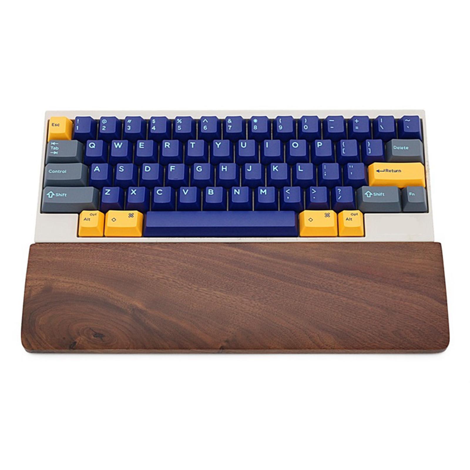 

Desk Mechanical Keyboard Holder Wooden Hand Pad Wrist Pad Wrist Rest Pad Palm Rest Support Easy Clean