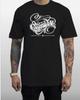 T-shirt Graphique Airbrush Streetwise Noir M-L-XL-2XL-3XL<wbr/>-4XL-5XL T-shirt Unisexe