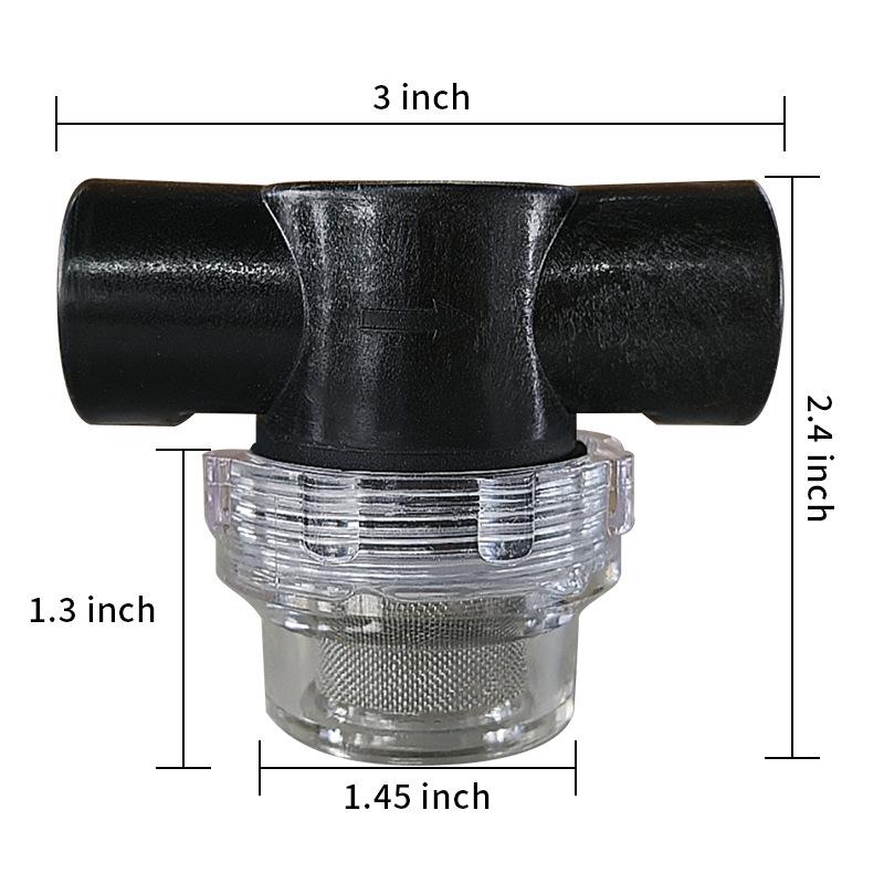 NPT Präzisionsgewinde Vorfilter RV Sediment Leitungswasserfilter zum Autowaschen