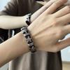 Vintage Stern Leder Uhrenarmband Armband für Damen Süß Cool Charm Mode Verstellbares Armband Halloween Schmuck Geschenk