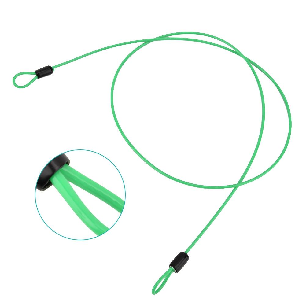 Cycling Sports Internal Steel Wire and External Plastic Security Loop Cable Bicycle Scooter Lock