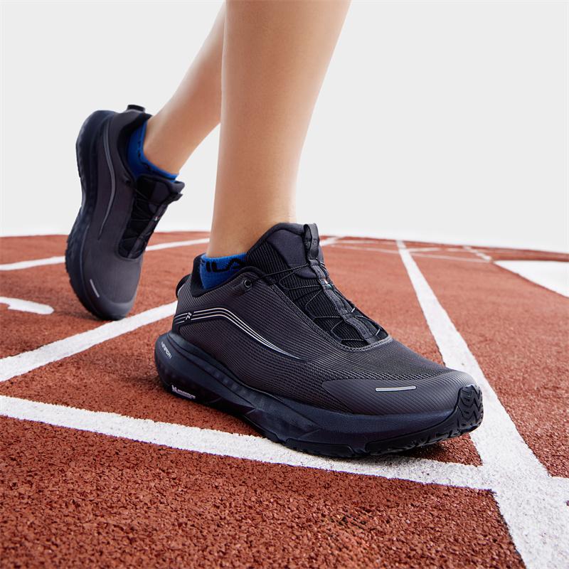 FILA Boa Energy 2 Slip-On Casual Solid Color Versatile Low-Top Running Shoes Men sneaker Iron-Gray Horse-Black A12M431104FFB