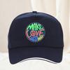 Funny Make Love Not War Creative Printing Baseball Caps Unisex Outdoor Adjustable Hat Casual Sunscreen Caps