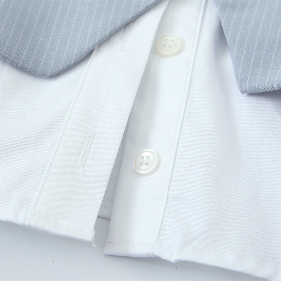 2025 Spring Women's Sweet Striped Patchwork Top - Cross-Border Commute Style