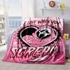 Ghostface Greetings Poster Blanket Flannel Blanket for Bed, Sofa, Camping, Hiking, Picnic Essentials, Gift for Family Fan Gifts