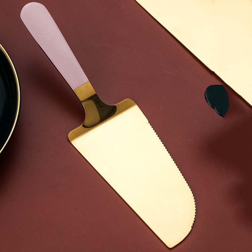 Stainless Steel Pastry Blade Kitchen Pizza Spatula Baking Tool Cake Cutter Pie Server