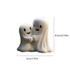 Halloween Cute Resin Ghost Miniture Ornaments Festival Atmopshere Supplies Home Office Desktop Decoration Product